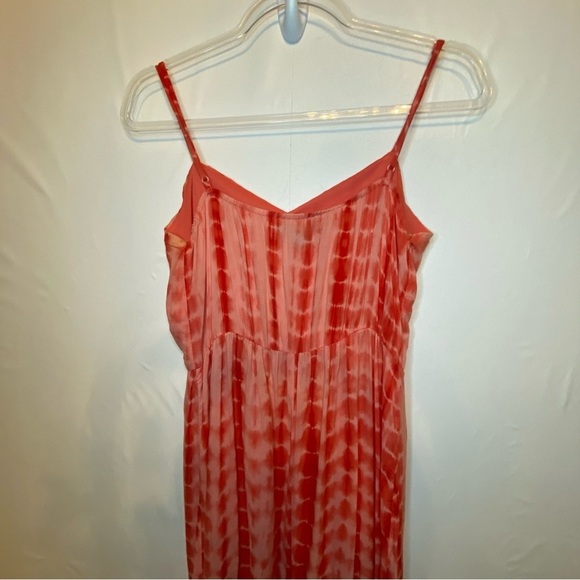 Flying Tomato Coral Tie Dye Women’s Boho Embroidered Maxi Dress SZ S - Picture 12 of 15
